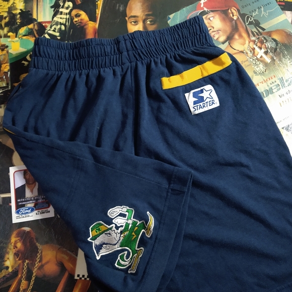 Vintage Starter Notre Dame Fighting Irish Cotton Shorts Size S/M athletic ncaa - Picture 4 of 5